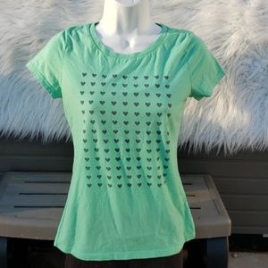 Mint Heart Tee by Old Navy
